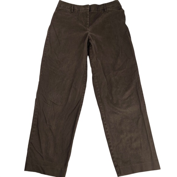 Talbots Pants - Vintage Talbots Petites Pants Womens 12P Brown Stretch Chinos Grandpacore Y2K